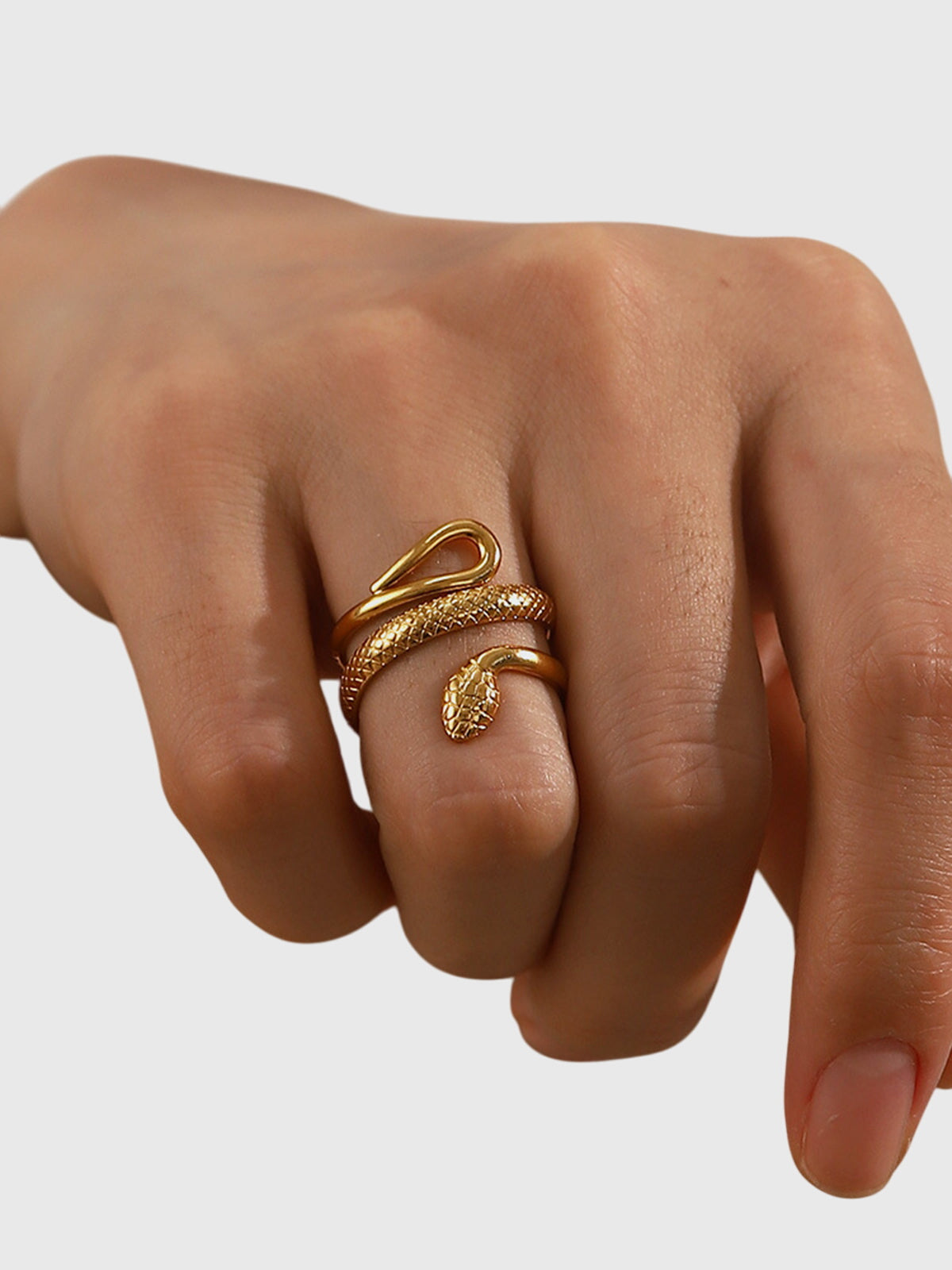 Aubrelle™ | Adjustable Snake Ring