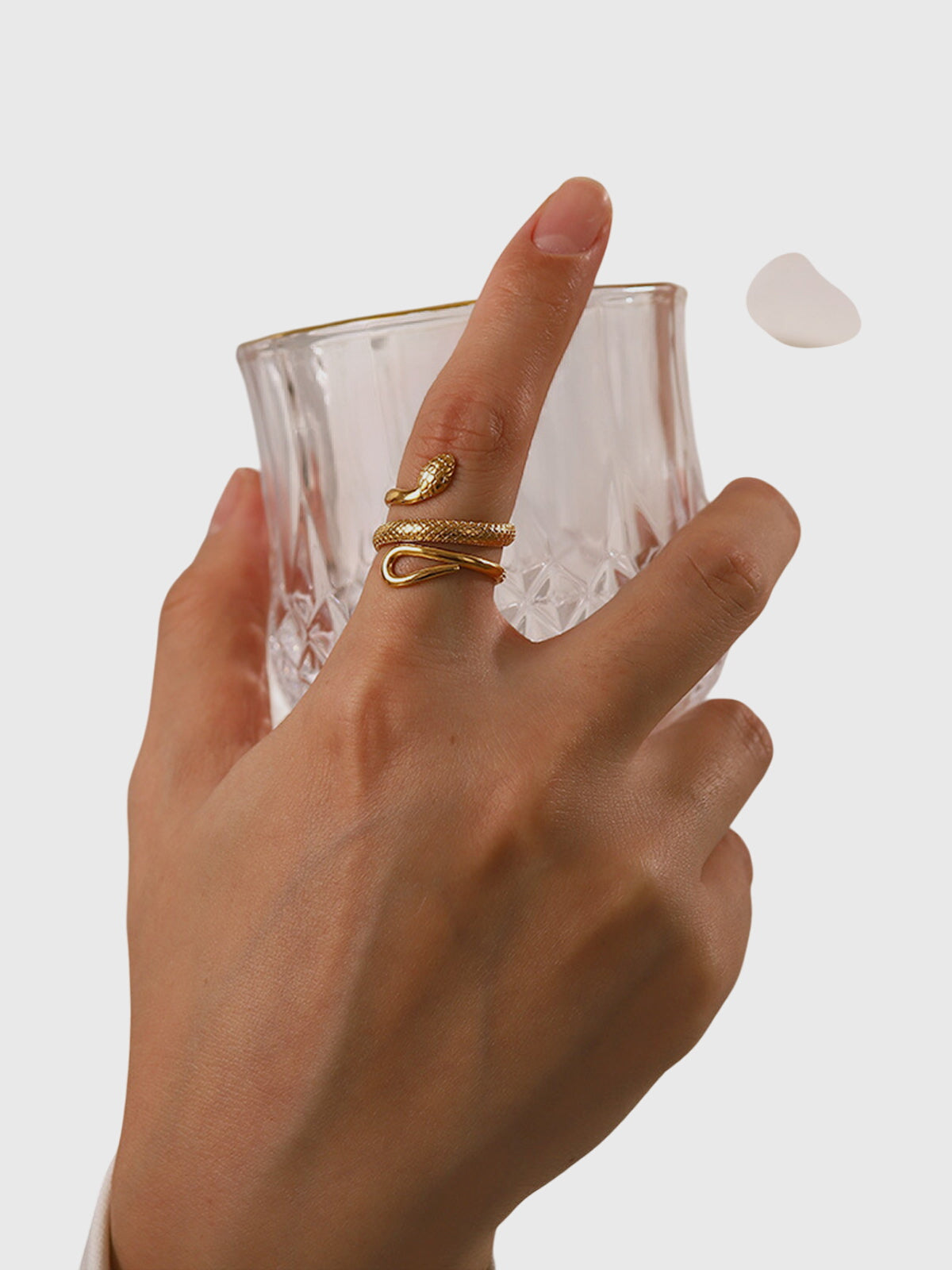 Aubrelle™ | Adjustable Snake Ring