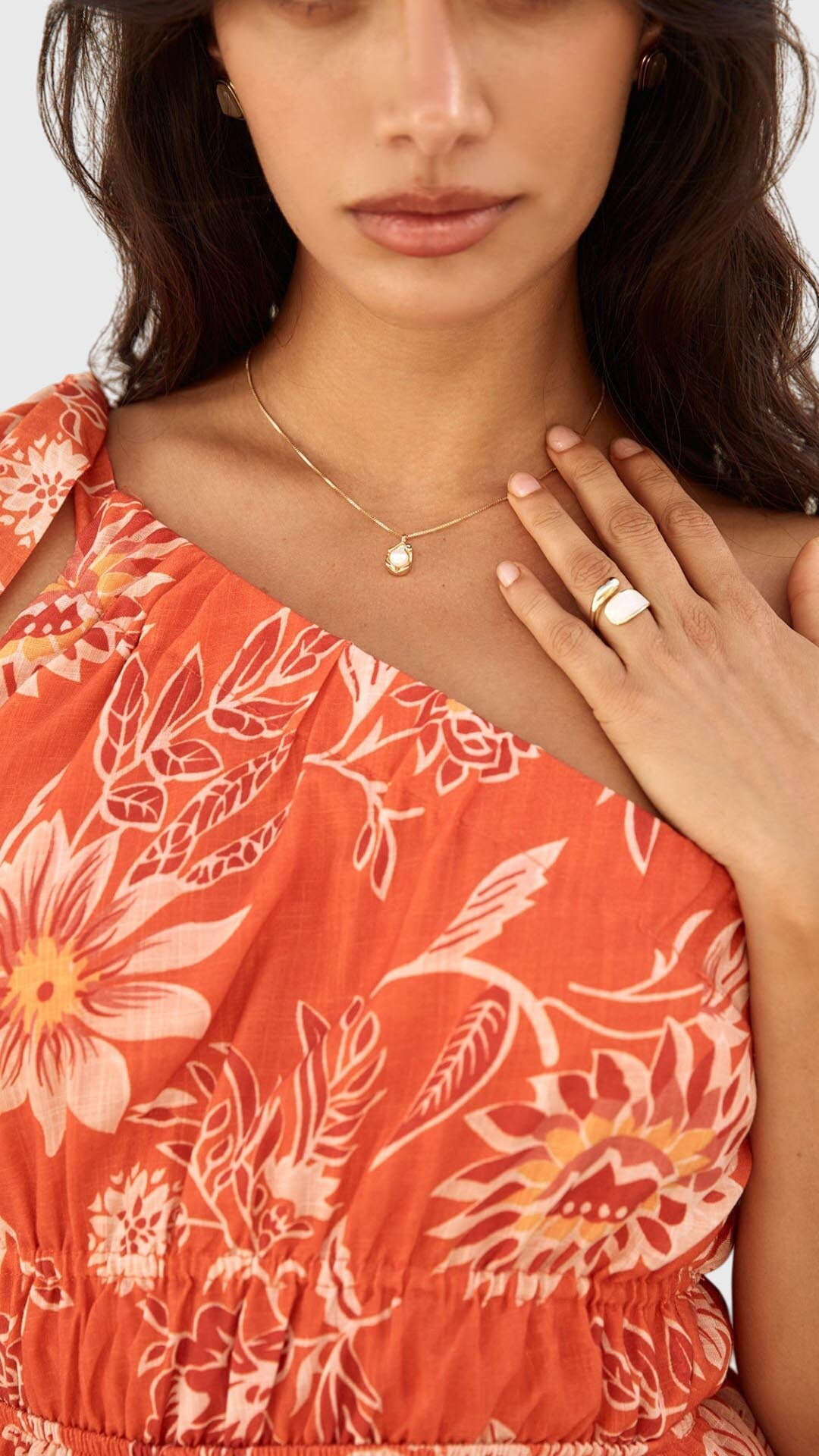 Bailira™ | Gold Pearl Pendant Necklace